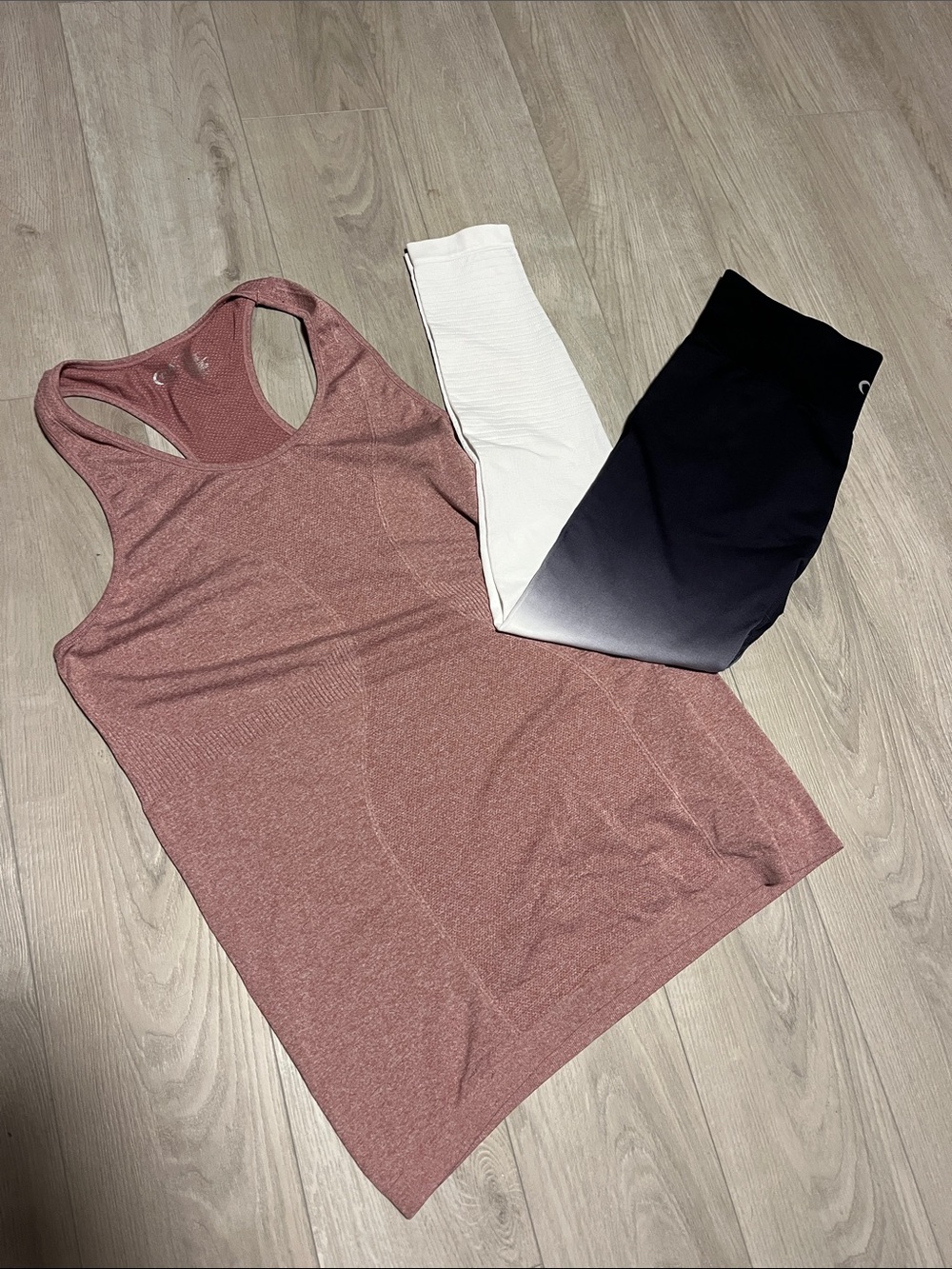 ZYIA Racerback Tank Top and leggings